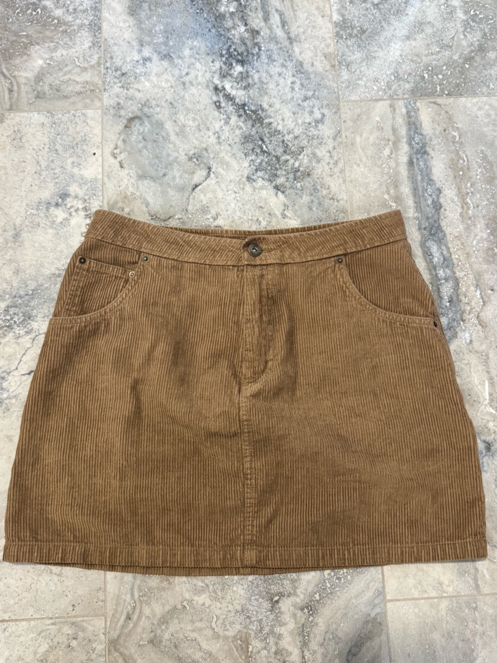 Vans Brown Corduroy Mini Skirt